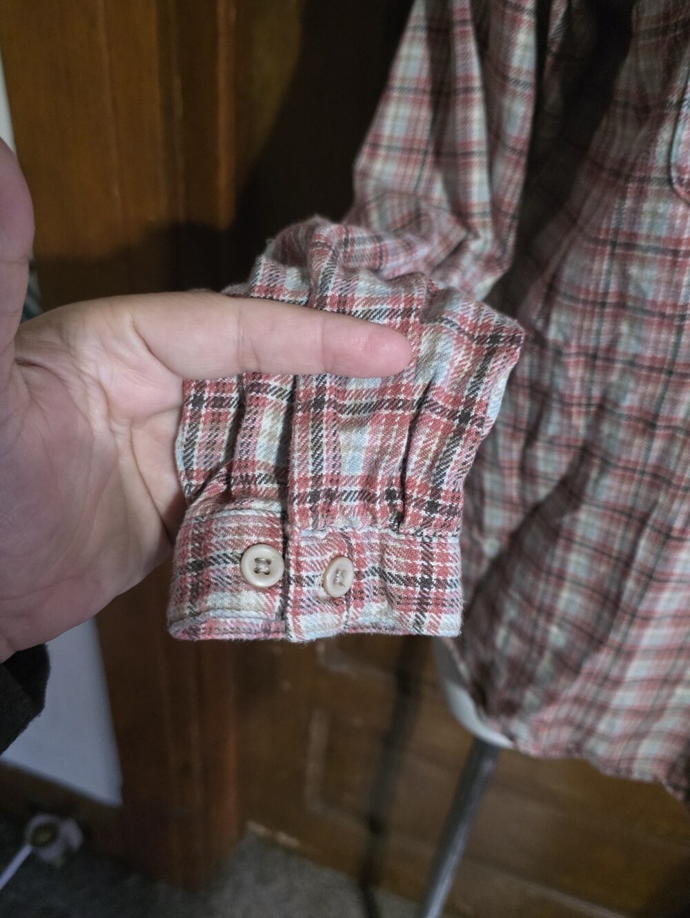 Woolrich Plaid Flannel Top Multicolor Size L - Picture 7 of 10